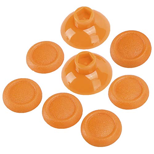 Cubierta de Joystick Duradera de 6 Piezas, 4 Colores Diferentes, Cubierta de Joystick para máquina de Juego, Caja de Joystick, Cubierta de Joystick para máquina de Juego(Orange)