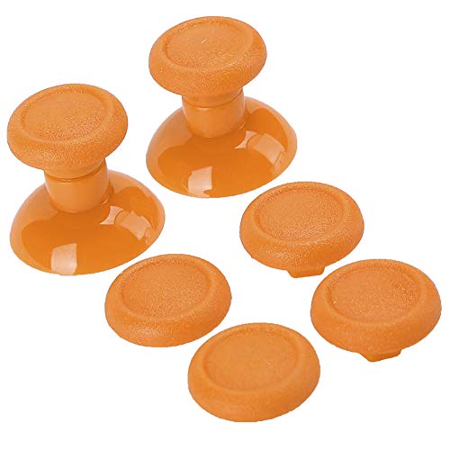 Cubierta de Joystick Duradera de 6 Piezas, 4 Colores Diferentes, Cubierta de Joystick para máquina de Juego, Caja de Joystick, Cubierta de Joystick para máquina de Juego(Orange)