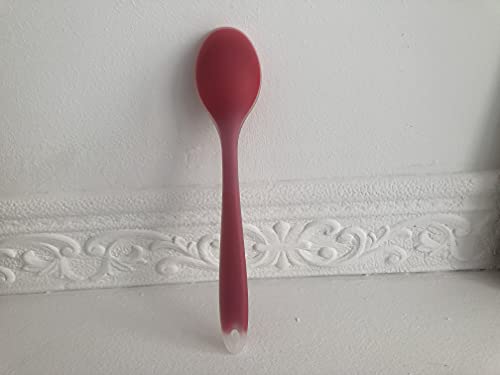 Cuchara de Silicona para Adulto y Cocina (Fucsia)