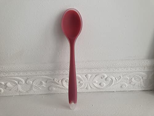 Cuchara de Silicona para Adulto y Cocina (Fucsia)