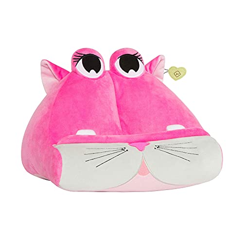 CuddlyReaders, Atril, cojín de Lectura para Libros, iPad, Tablet, eReader, Soporte sofá de Descanso, Idea de Regalo para niños - Kiki Kitty