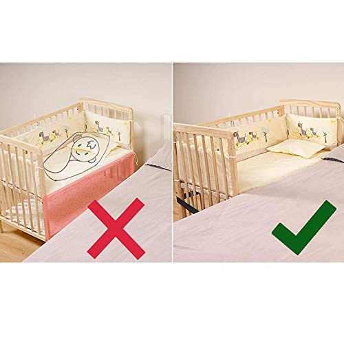 Cuna Auxiliar,Protector de Cama Bebe,Barandilla de la Cama,Correa para Camas,Cuna de Bebe,Tope de Cama,Accesorios de Cama,Correas de muebles para cuna