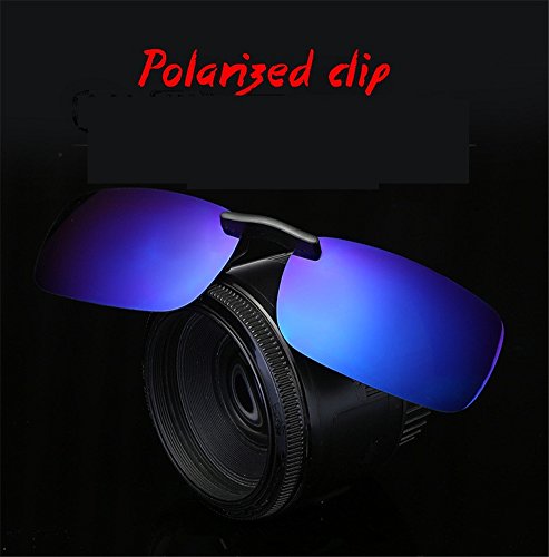 DAUCO Gafas de Sol Polarizadas Clip Lentes de Espejo de Hombre Mujer Unisex Deportes