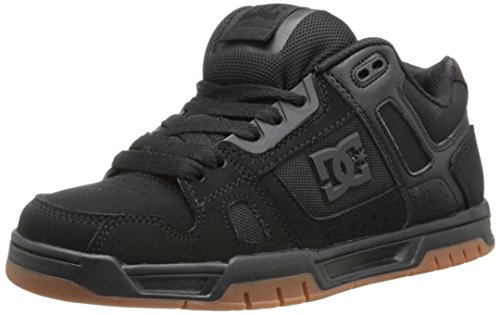 DC Shoes Stag, Zapatillas de Estar por casa Hombre, Black/Gum, 48 EU