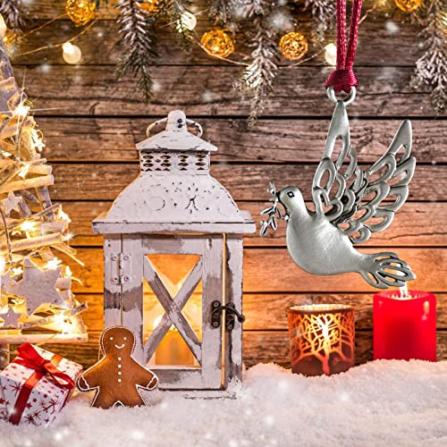 dfsda 2021 Adornos para árboles de Navidad Círculo Colgante conmemorativo de Navidad para Decoraciones del hogar y decoración de Puertas de Pared