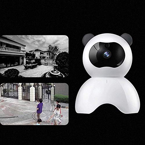 DICSVL Nuevo Panda cámara inalámbrica de 355 Grados de rotación Home Monitoring WiFi de la cámara del Monitor Full HD WiFi Mascotas para el teléfono móvil Remoto Diálogo bebé Cuidador Voz