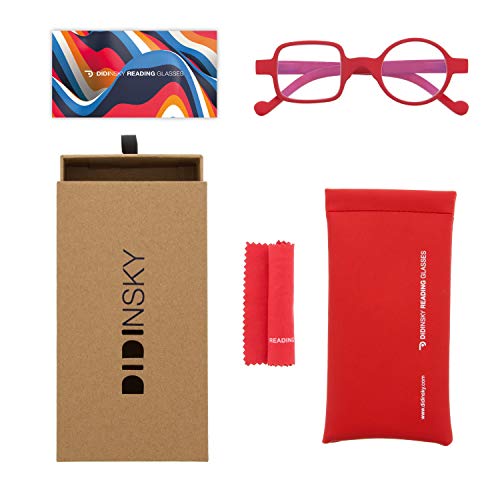 DIDINSKY Gafas de Presbicia con Filtro Anti Luz Azul para Ordenador. Gafas Graduadas de Lectura para Hombre y Mujer con Cristales Anti-reflejantes. Ferrari +1.5 – DALI