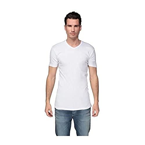 Dim Eco Dim Pack 3 Camisetas para Hombre, Blanco, M