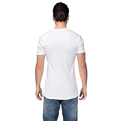 Dim Eco Dim Pack 3 Camisetas para Hombre, Blanco, M