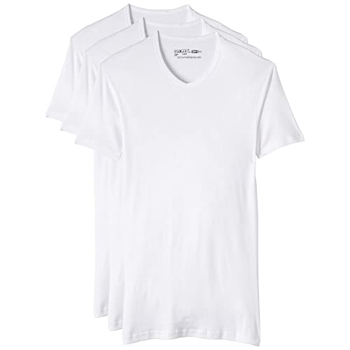 Dim Eco Dim Pack 3 Camisetas para Hombre, Blanco, M