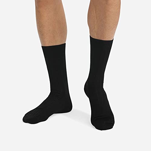 Dim Tejidos Especiales Hilo Escocia X2 Calcetines, Negro (Negro 127), One Size (Tamaño del Fabricante:43/46) (Pack de 2) para Hombre