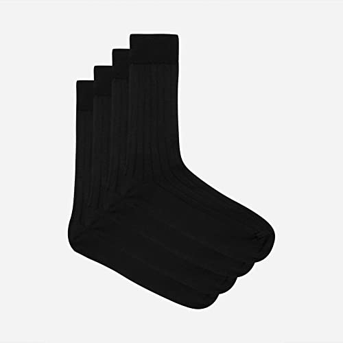 Dim Tejidos Especiales Hilo Escocia X2 Calcetines, Negro (Negro 127), One Size (Tamaño del Fabricante:43/46) (Pack de 2) para Hombre