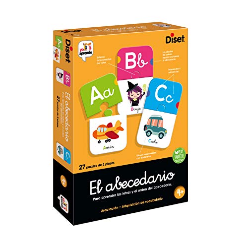 Diset - El Abecedario - Juego educativo para aprender las letras y el abecedario para niños a partir de 4 años