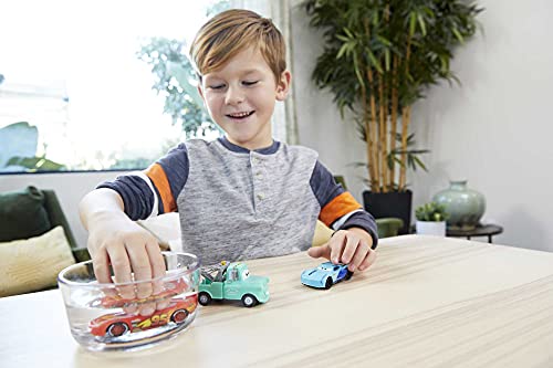 Disney Cars coches que cambian de color pack de 3 escala 1:55, coches de juguete (Mattel GPB03)