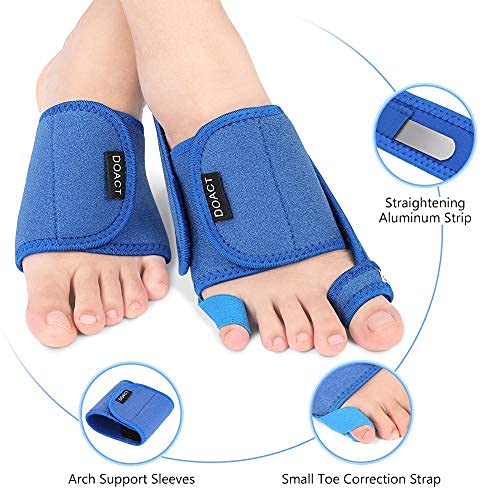 DOACT Corrector de Juanetes, Hallux Valgus de Corrector, Corrección de Pequeño Pulgar para Hombres y Mujeres, para Hallux Valgus Alivio Dolor Del Pie