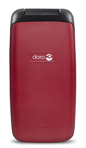 Doro Primo 401 5,08 cm (2") 74 g Negro, Rojo Teléfono básico - Teléfono móvil (Concha, SIM única, 5,08 cm (2"), Bluetooth, 800 mAh, Negro, Rojo)