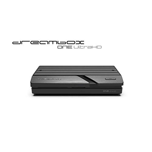 Dreambox One Ultra HD 2X DVB-S2X Multistream Sintonizador (4K, 2160p, E2 Linux, Dual WiFi H.265, HEVC)