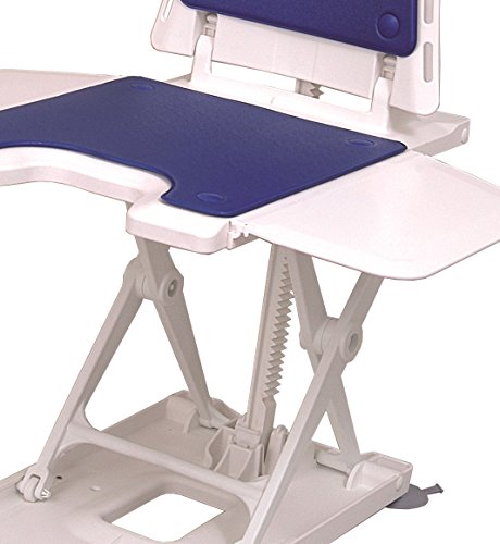 Drive Medical Bellavita - Asiento elevador para baño (con funda), color blanco