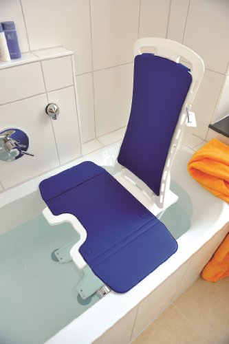 Drive Medical Bellavita - Asiento elevador para baño (con funda), color blanco