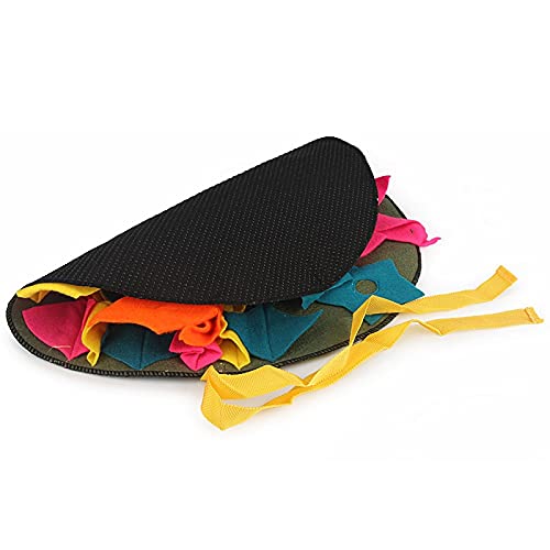 DUBILE Snuffle Mat,Snuffle Mat para Perros Pet SNUFFFufe Mat Dog Sniffing Training Manta Almohadillas Matillas de Perro Alquiler de estrés NeñaWork Puzzle Juguete Pet Pet Pad (Color : Colorful)