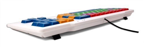 DURAGADGET Teclado De PS2/USB para Niños O Invidentes En Disposición Ingles