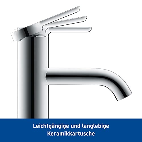 Duravit C11020002010 C.1-Grifo para lavabo (cromo), Größe M (Auslauf Höhe 86 mm)