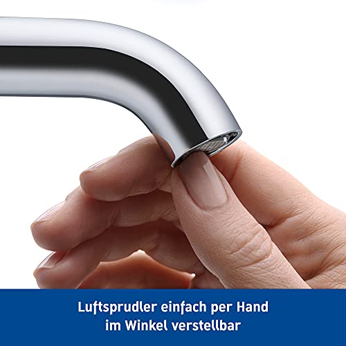 Duravit C11020002010 C.1-Grifo para lavabo (cromo), Größe M (Auslauf Höhe 86 mm)