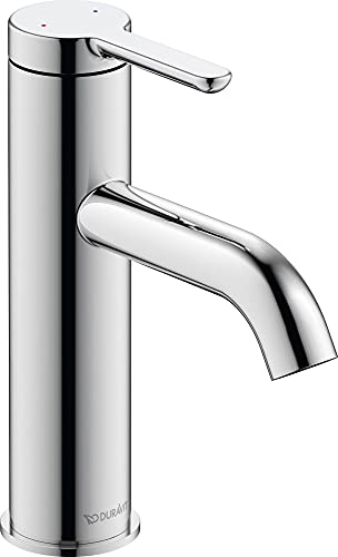 Duravit C11020002010 C.1-Grifo para lavabo (cromo), Größe M (Auslauf Höhe 86 mm)