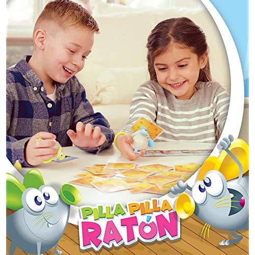 Educa - Pilla pilla ratón. Juego de Mesa Infantil. A Partir de 3 años. 18860