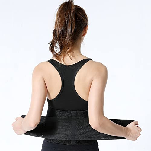 Ejercicio de compresión elástica Apoyo lumbar, correa de apoyo lumbar de alivio del dolor, utilizado for diversos deportes, ciática masculina y femenina, hernia de disco intervertebral y escoliosis 10