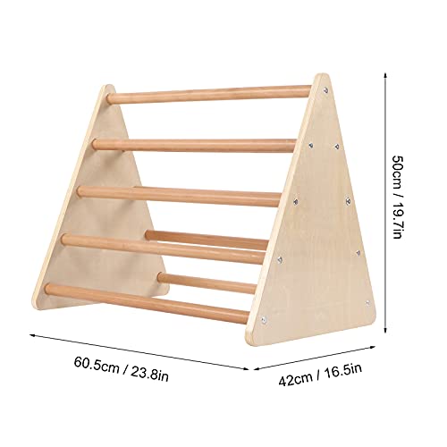 Ejoyous Escalera Triangular, Arco De Escalera De Madera De Abedul Y Haya para Escalar Mini Triángulo De Escalada para Exterior para Interior