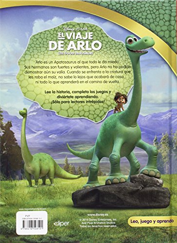 El viaje de Arlo (Leo, juego y aprendo con Disney): Con actividades en el interior