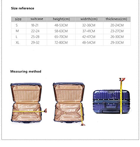 Elástico Espesado Resistente Al Desgaste Maleta Funda Protectora De La Caja De Polvo 18-32 Pulgadas Opcional S Code 18-21 Cara Sonriente