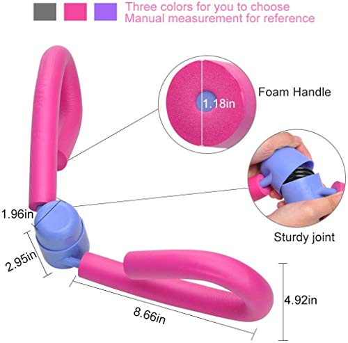 Entrenador de Muslos Equipo de Deporte en Hogar Thigh Master Thigh Trimmer Entrenador de Piernas Entrenador de Músculos del Suelo Pélvico Recortador de Cintura para Mujeres (Rosa)