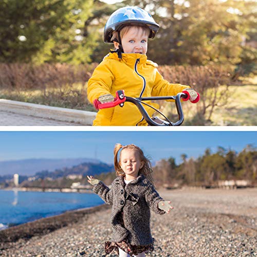 EQLEF Guantes Niño 3 Años, guantes de invierno de felpa suave para niños pequeños con tapa cerrada guante medio dedo convertibles para niños pequeños al aire libre para niños de 3 a 6 años