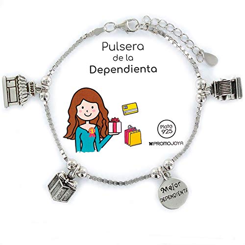 Eres lo mas mujer Pulseras Profesiones Plata (Dependienta)