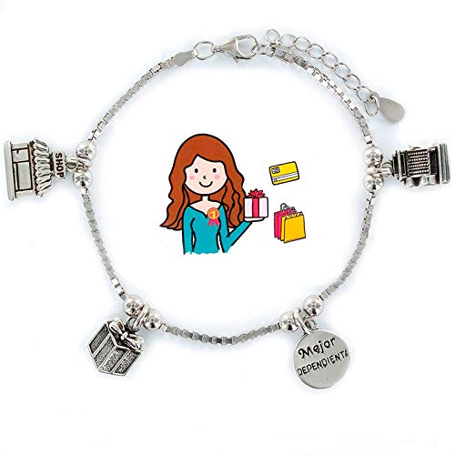 Eres lo mas mujer Pulseras Profesiones Plata (Dependienta)