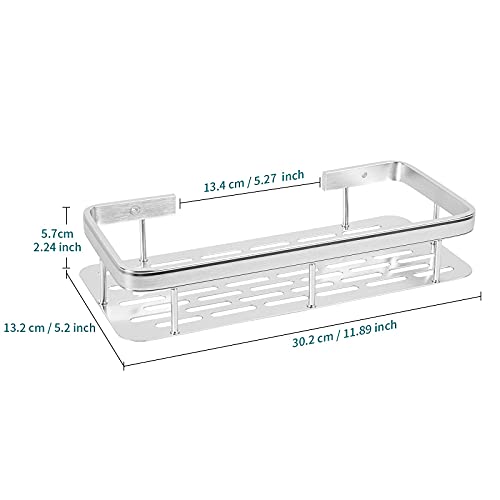 Estanteria Baño, 2 Piezas Estanteria Baño Sin Taladro, Estanteria Ducha, Estanteria Baño Autoadhesivo, Estantes Ducha Pared Sin Taladro Para Baño Y Cocina, para Jabón, Champú