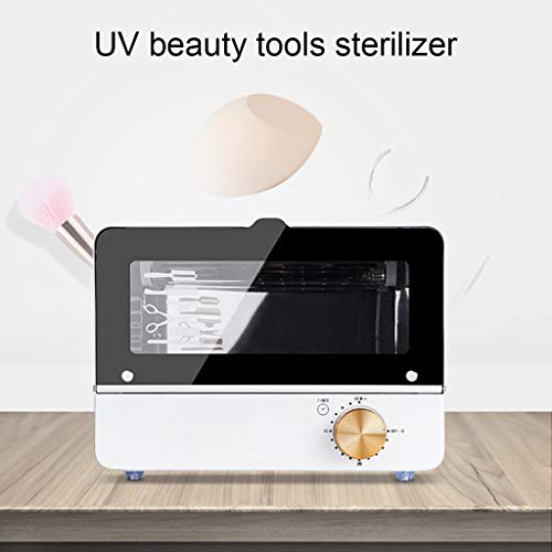 Esterilizador UV, Desinfección Gabinete para Belleza Uñas Dental Herramientas Necesidades diarias Desinfección Casa Salón Manicura Utilizar,White