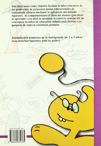 Estimulación temprana de la inteligencia (para el profesor) (Laberinto Infantil)