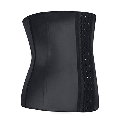 Everbellus Fajas Reductoras Entrenamiento de Cintura Corset para Mujer (M/Tamaño de la Cintura 66-70CM, Negro)