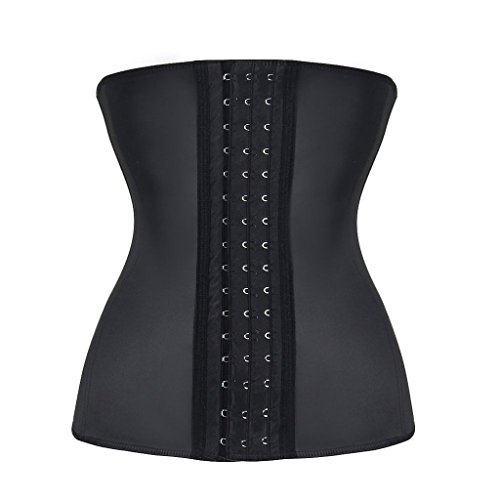 Everbellus Fajas Reductoras Entrenamiento de Cintura Corset para Mujer (M/Tamaño de la Cintura 66-70CM, Negro)