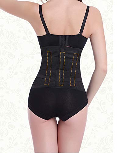 Faja Postparto Cintura Moldeadora con Velcro para Mujer Y Maternidad Recuperación Postpartum Support Belt Negro M