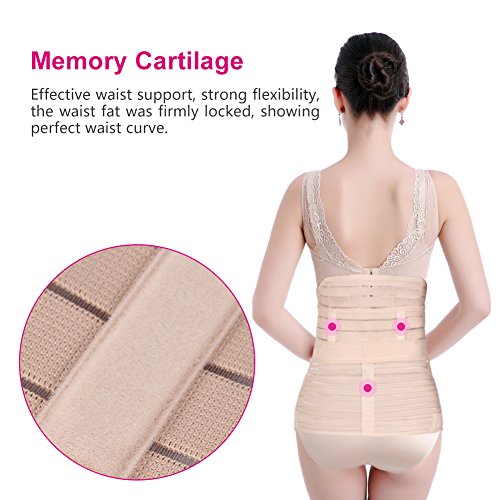 FAMKIT Body Shaper Postnatal Shapewear Slimming Faja 3 en 1 Cinturón de recuperación posparto Post Partum Entrenador de cintura para mujeres Trabaja para tensar la piel suelta