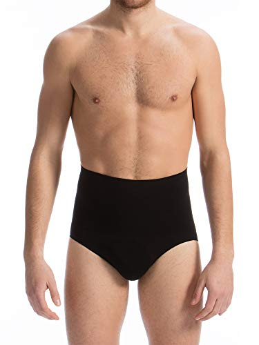 Farmacell Man 411 (Negro, XXL) Slip de algodón para Hombres Moldeador con Faja Reductora