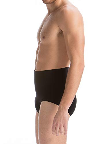 Farmacell Man 411 (Negro, XXL) Slip de algodón para Hombres Moldeador con Faja Reductora