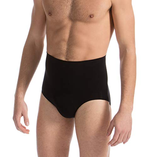 Farmacell Man 411 (Negro, XXL) Slip de algodón para Hombres Moldeador con Faja Reductora