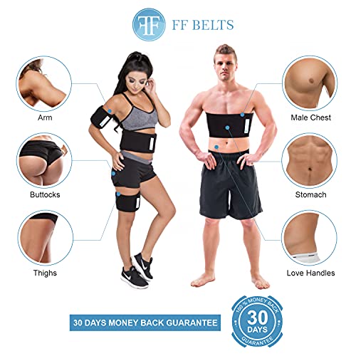 Fat Freezing Belts – Kit Corporal Reductor de cintura a través del frío - Estimulador Abdominal para Tonificar Abdomen, Piernas, Brazos, Criolipólisis, Sistema de congelación grasa, Cinturón/Faja