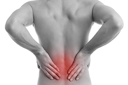 Férula elástica térmica lumbar unisex para hombre y mujer (Lana y algodon, XS