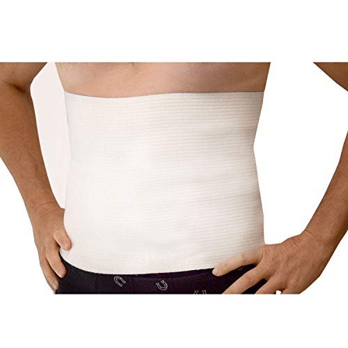 Férula elástica térmica lumbar unisex para hombre y mujer (Lana y algodon, XS